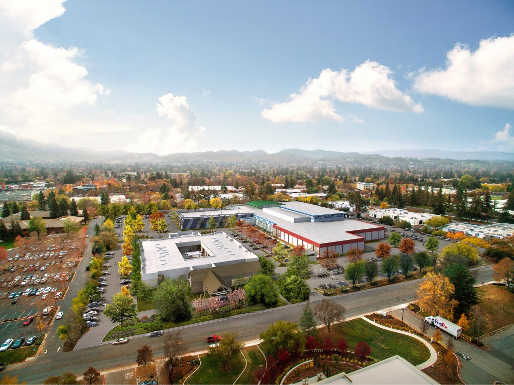 Shadelands Sports Mall Exterior Aerial Daytime